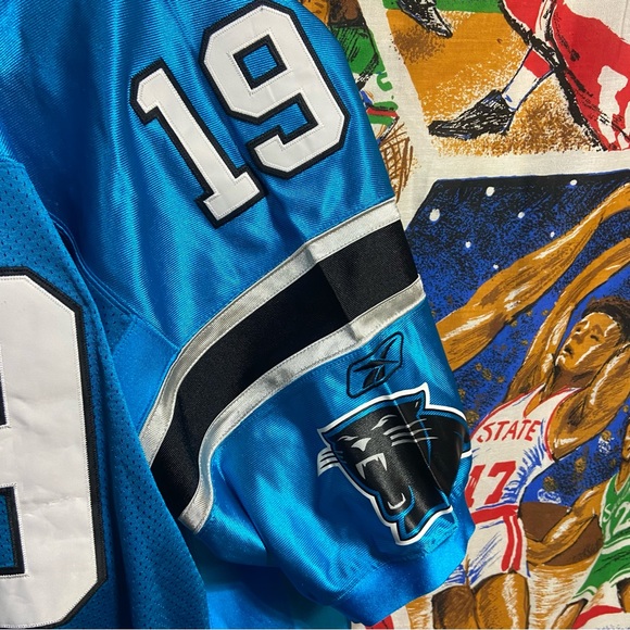 Vintage Reebok Carolina Panthers Keyshawn Johnson Football Jersey - Picture 5 of 9